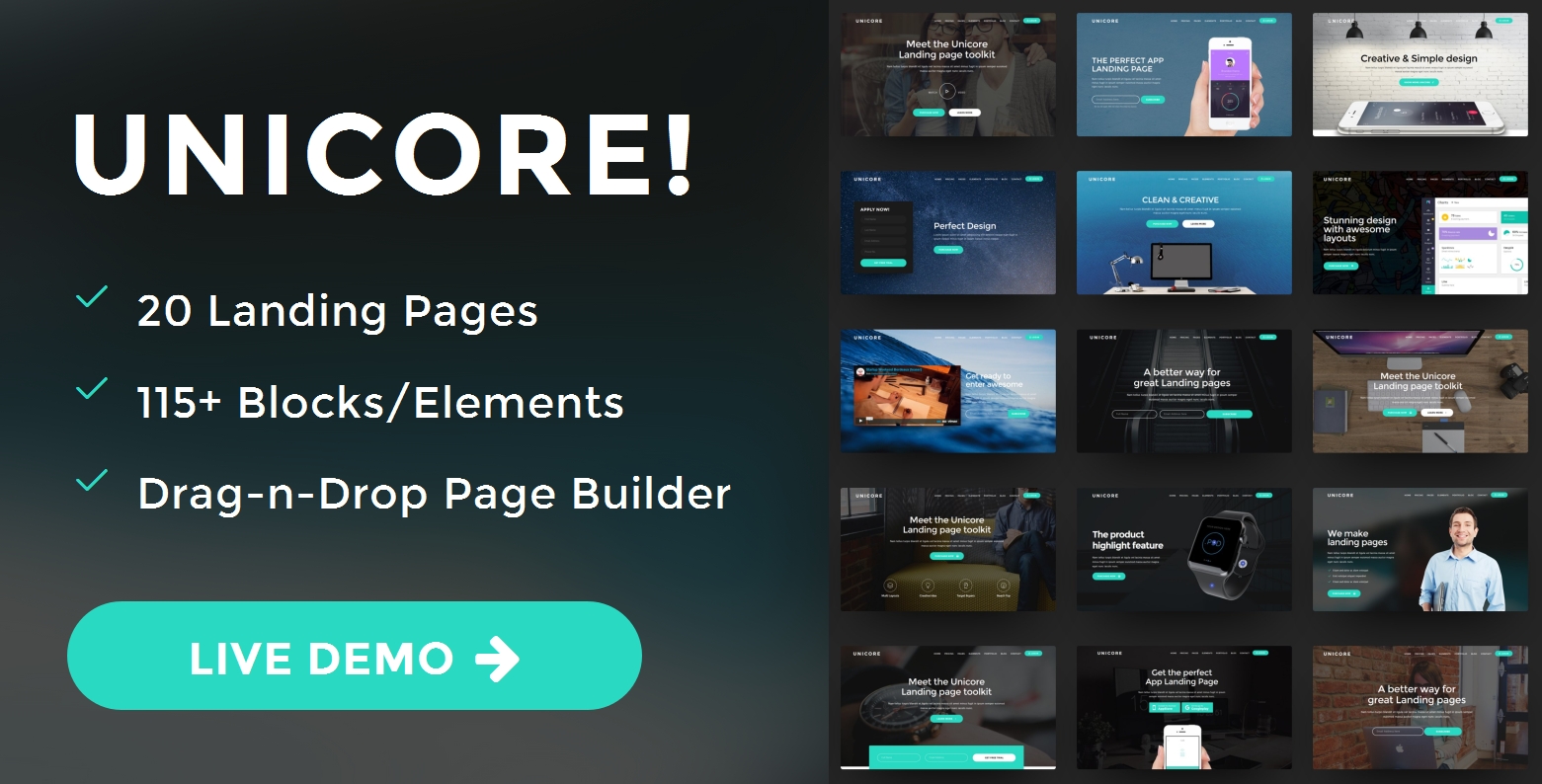  Bootstrap Landing Page Theme Creator